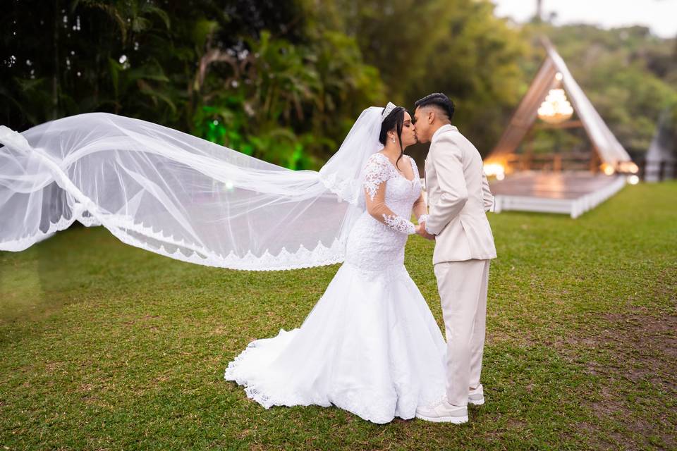 O casamento de Gabriele e Wellington