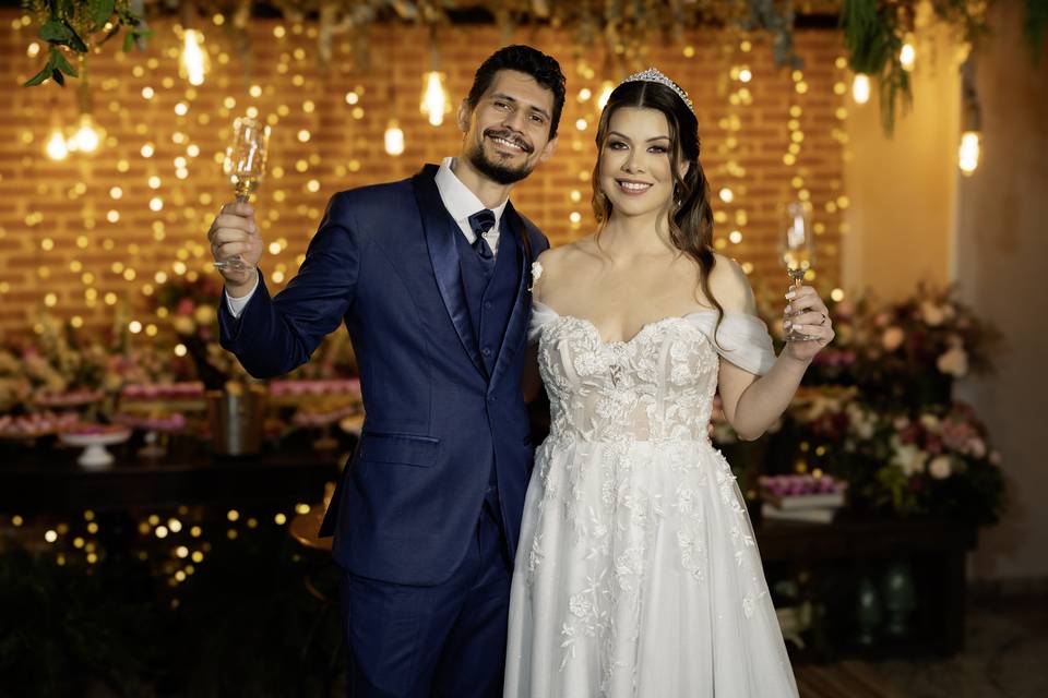 O casamento de Denise e Rogério
