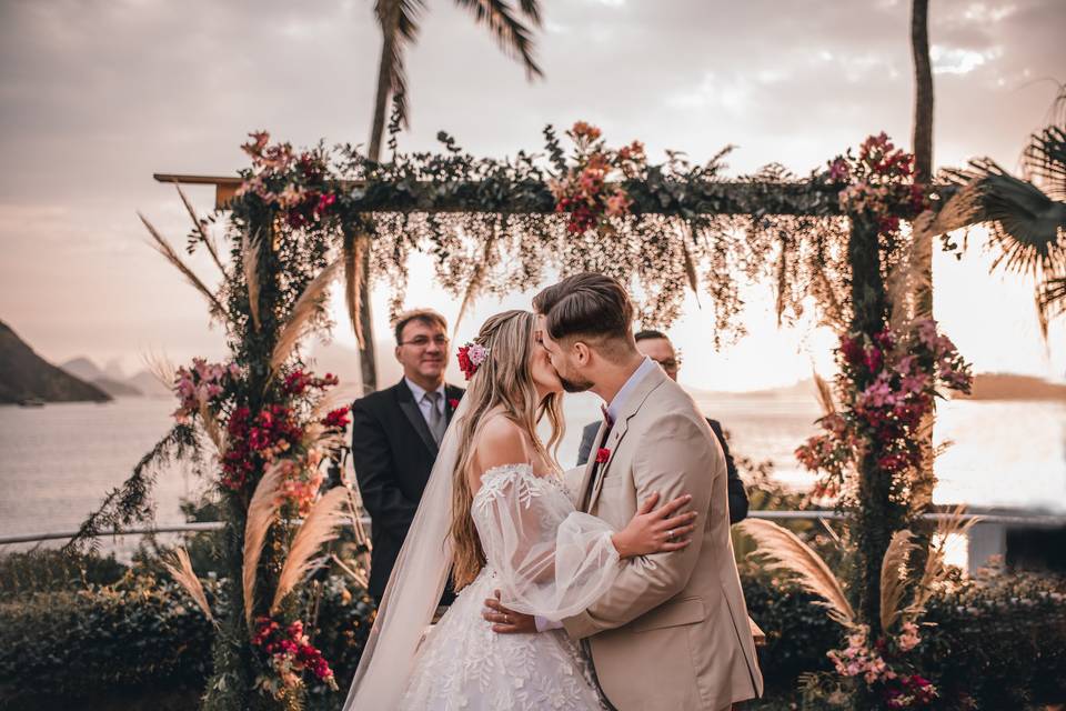 O casamento de Lynda e Caio