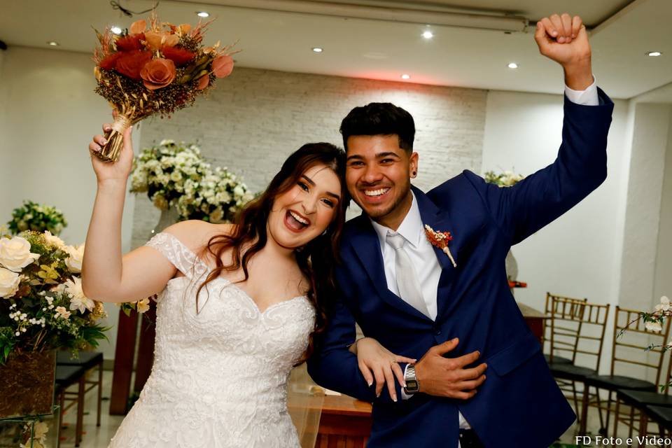 O casamento de Priscila e Bruno