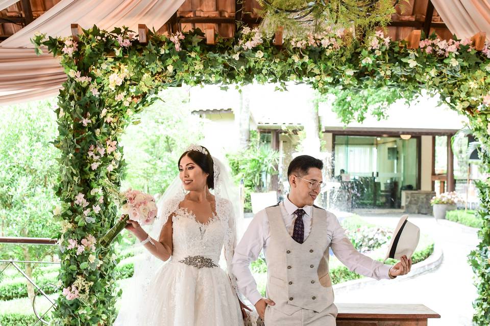 O casamento de Valeria e Michel