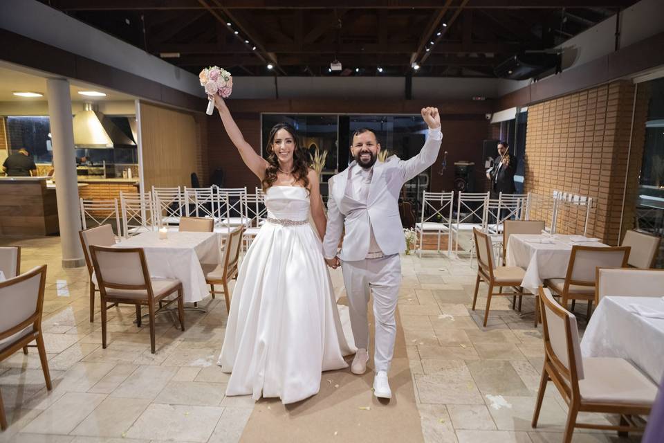 O casamento de Bianca e Bruno