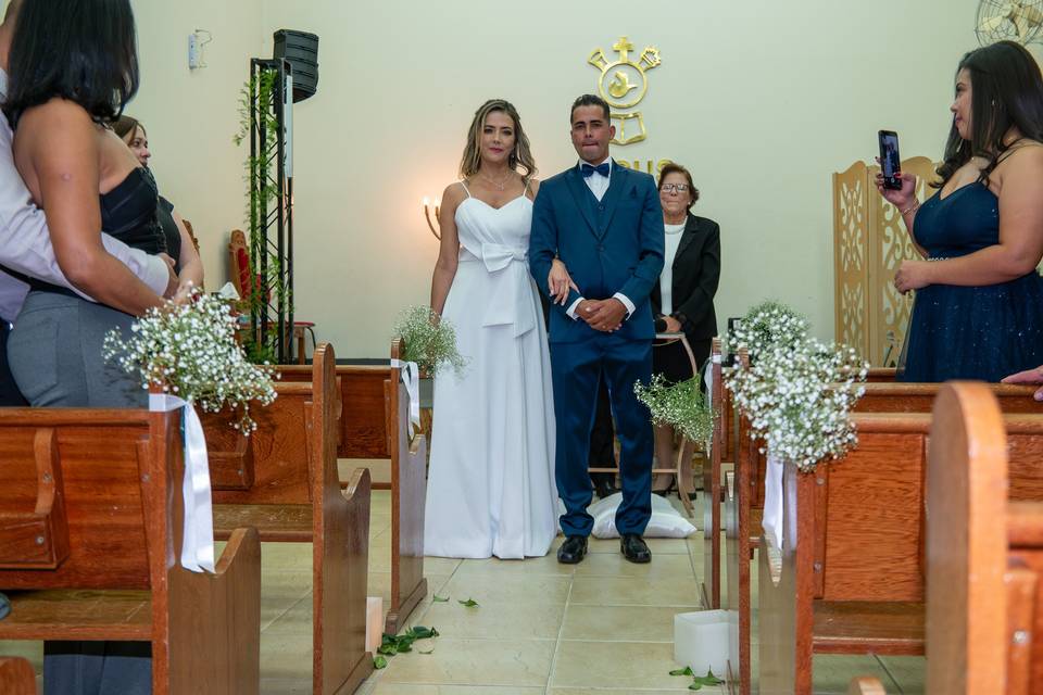 O casamento de Elizabeth e Joel
