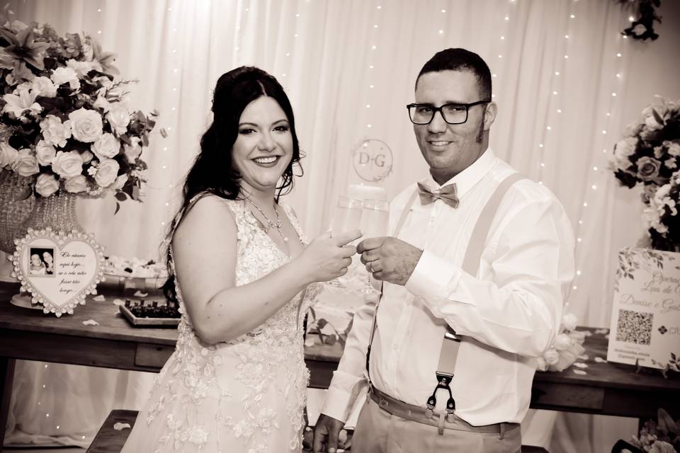 O casamento de Denise e Gabriel