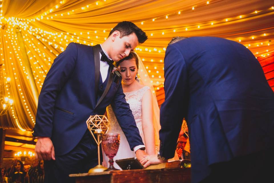 O casamento de Larissa e Leonardo