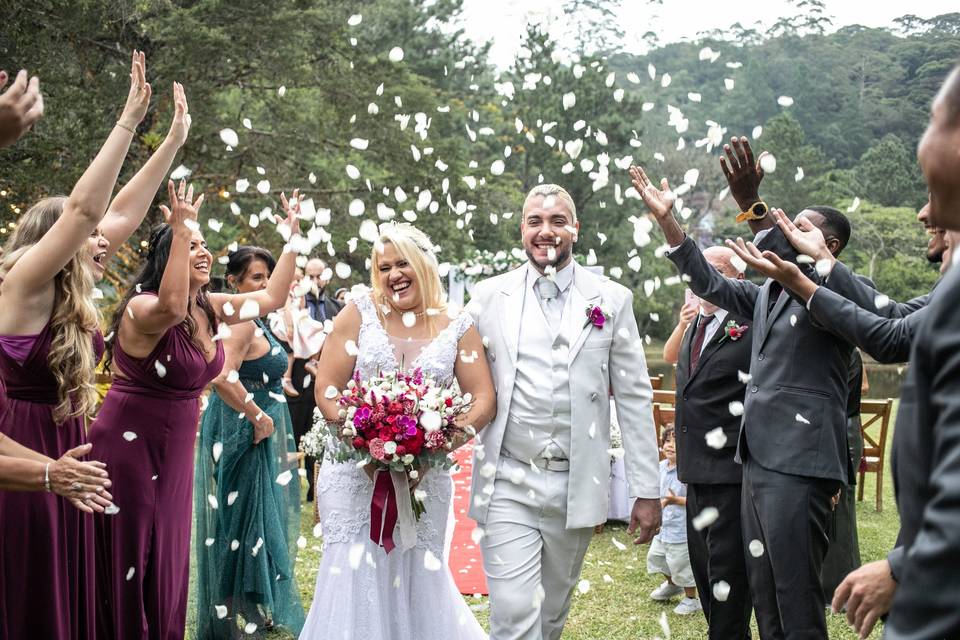 O casamento de Denise e Bruno