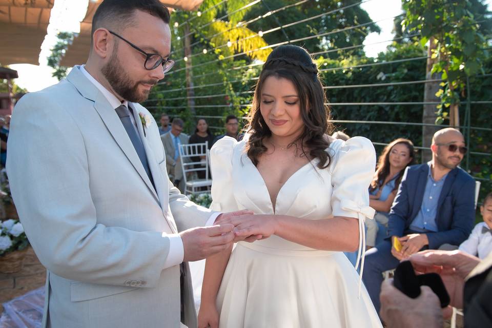 O casamento de Delci e Isaac