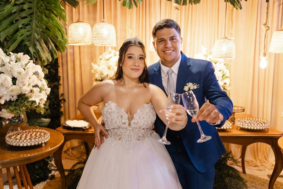 O casamento de Stefany e Gabriel