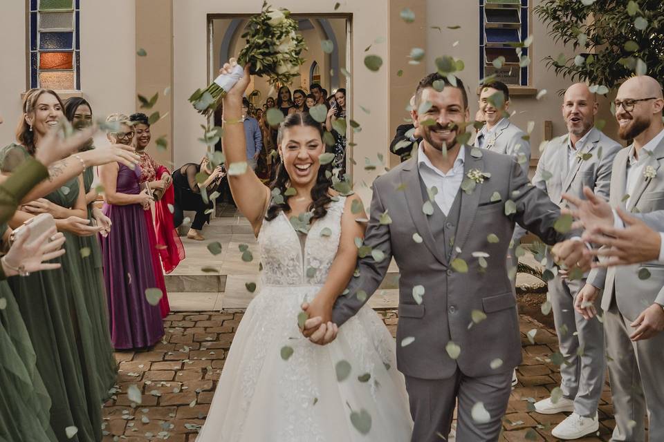 O casamento de Leandro e Fernanda