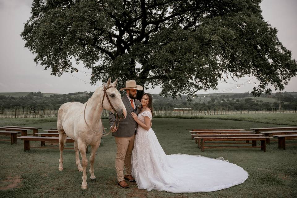 O casamento de Carol e Vitor