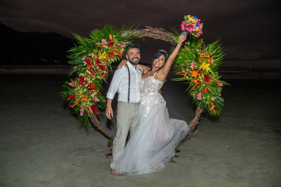 O casamento de Melina e Cesar
