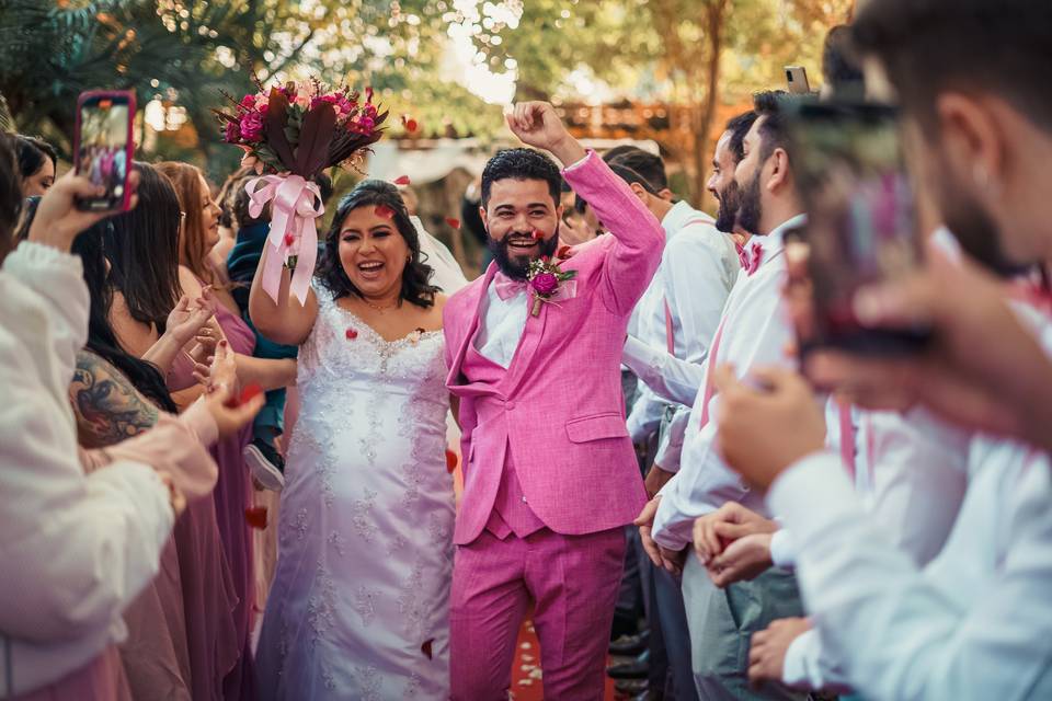 O casamento de Alexandra e Robson