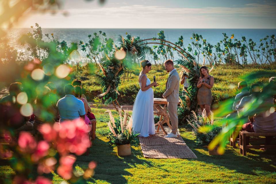 O casamento de Aglaê e Sean