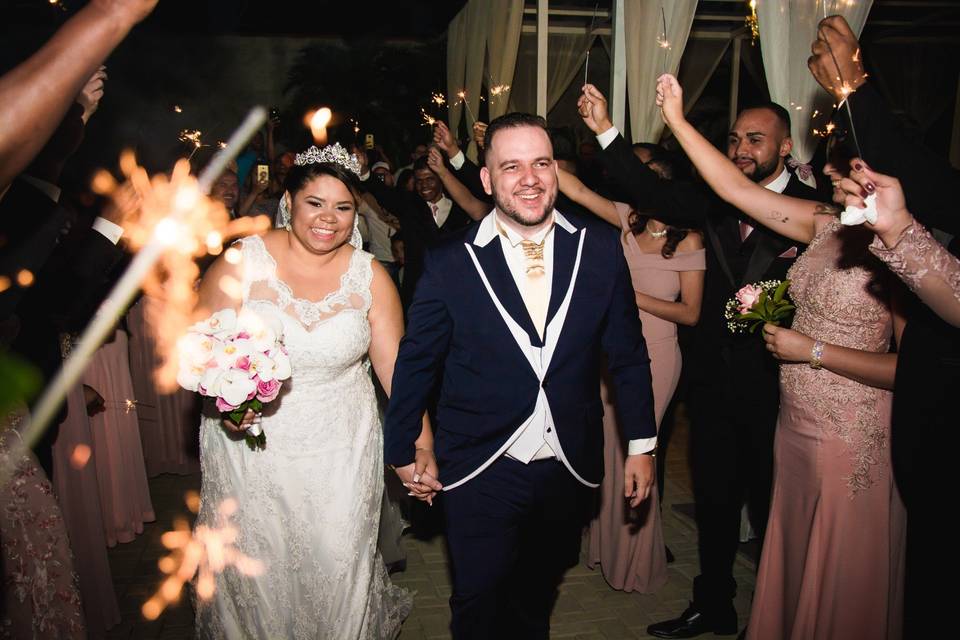 O casamento de Lais e Jonathan