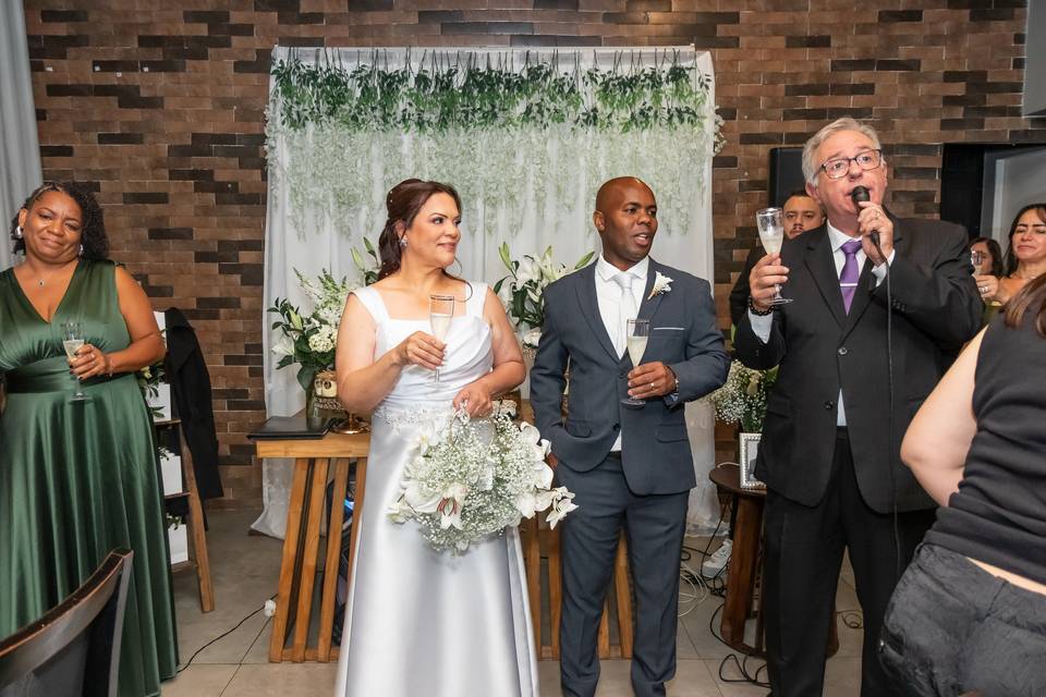 O casamento de Adriana  e Oscar 