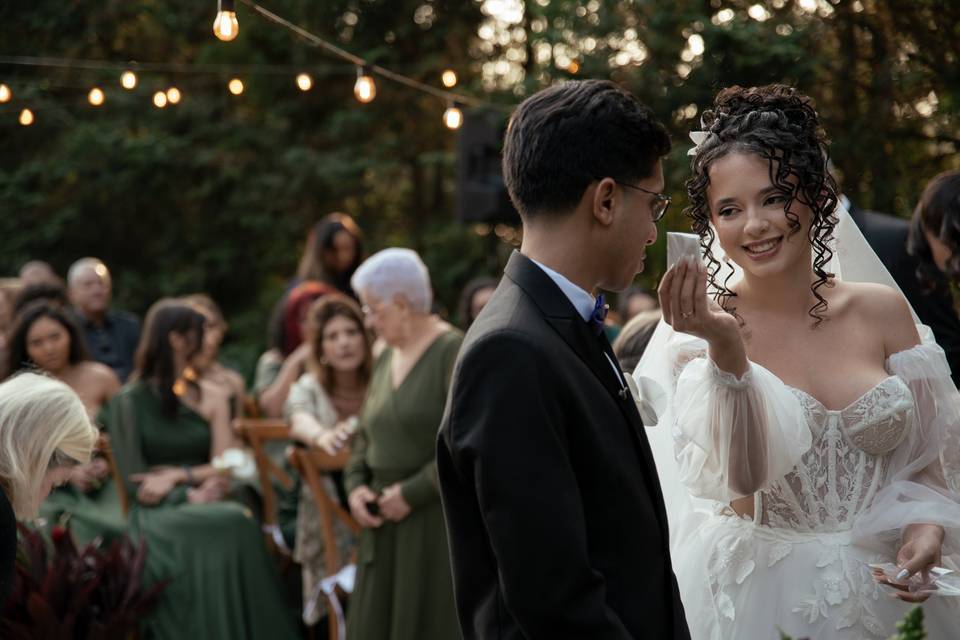 O casamento de Isadora e Andrei