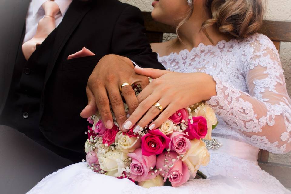O casamento de Larissa e John