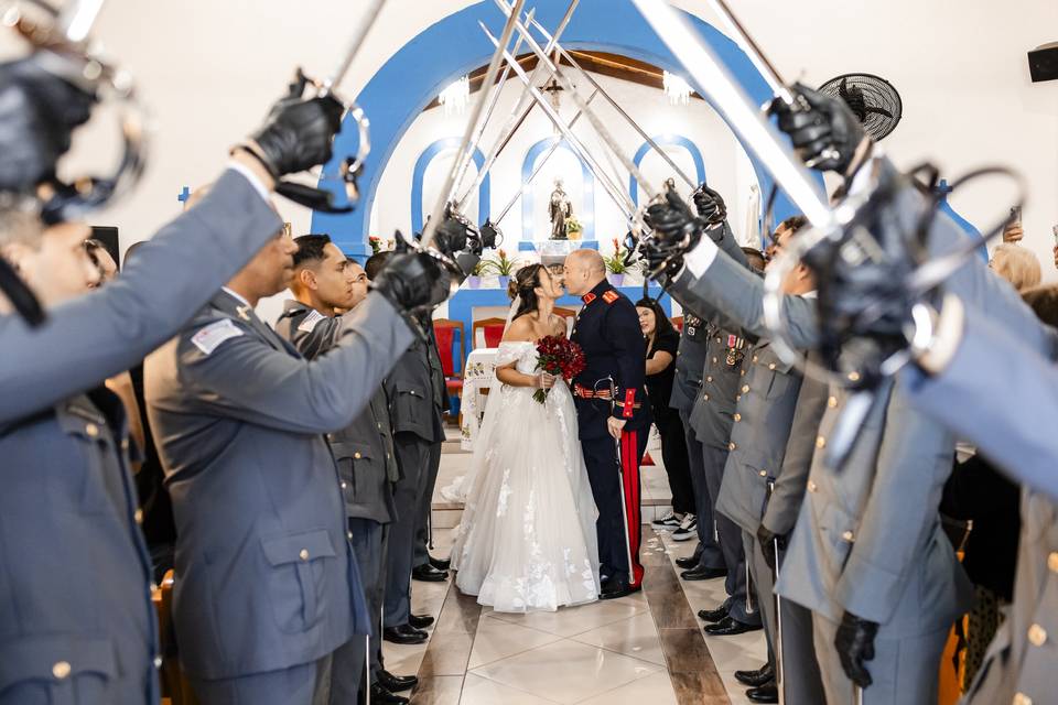 O casamento de Paula e Belck