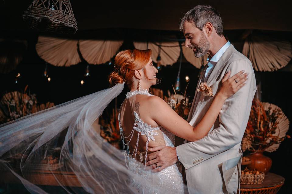 O casamento de Larissa e Benjamin