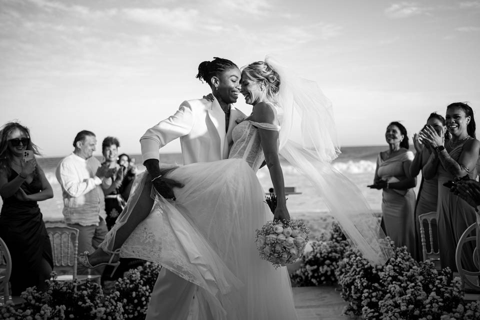 O casamento de Bruna e Csenge