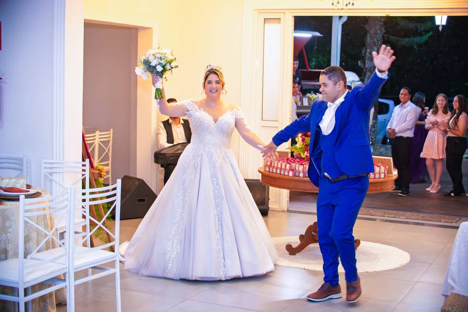 O casamento de Aline e Leonardo
