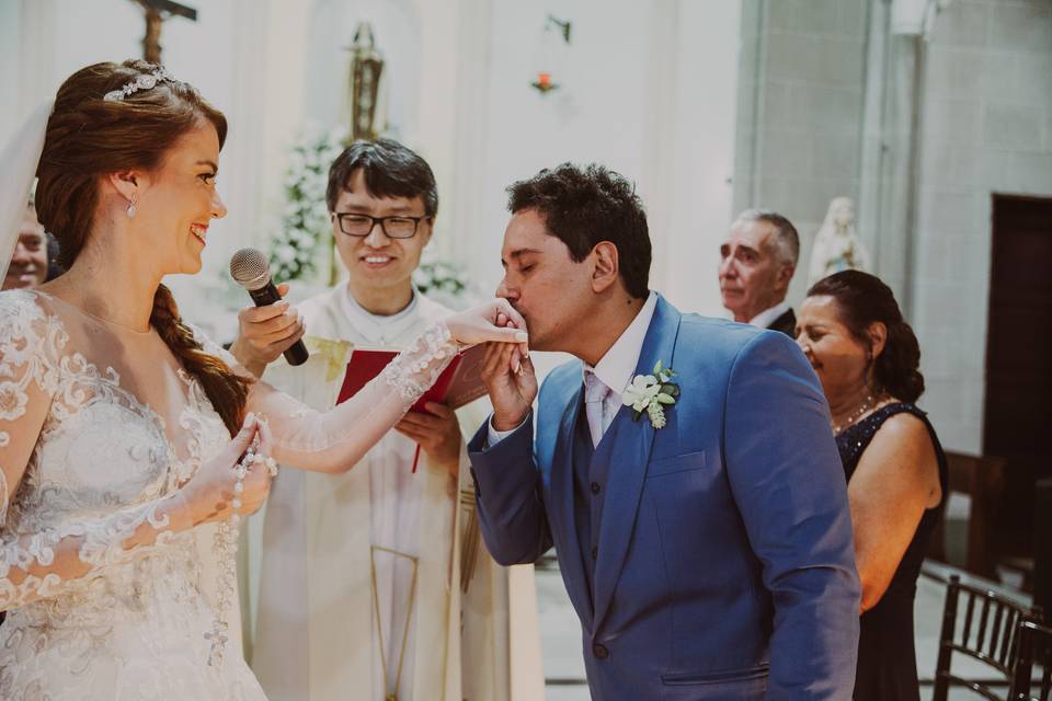 O casamento de Beatriz e Wagner