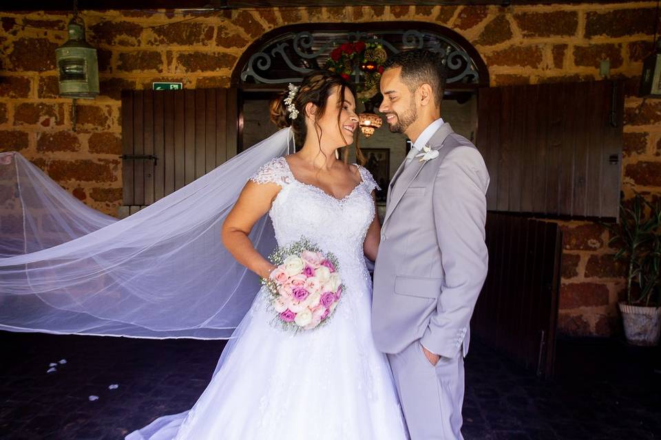 O casamento de Bruno e Jerusa