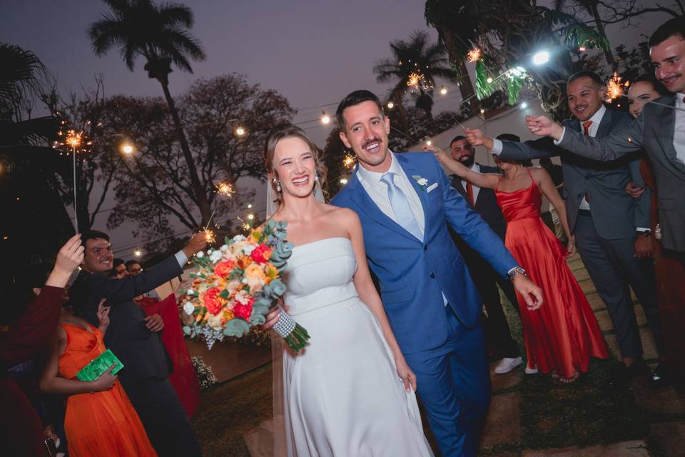 O casamento de Elisa e Natan