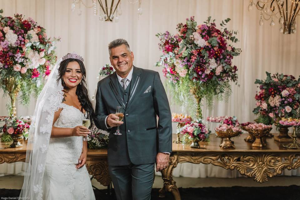 O casamento de Polyana e Sandro