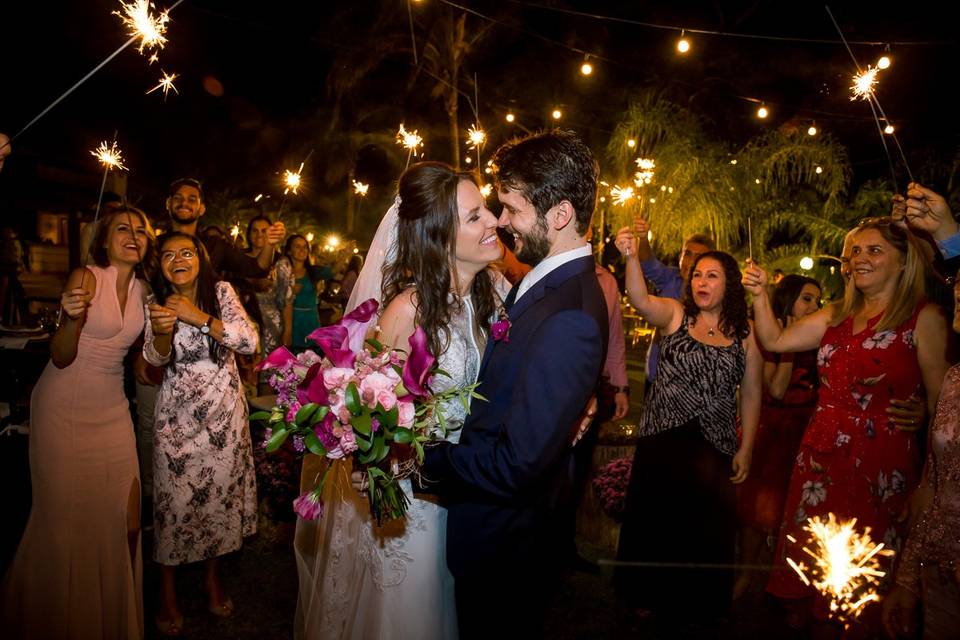 O casamento de Evelyn e Tarciano