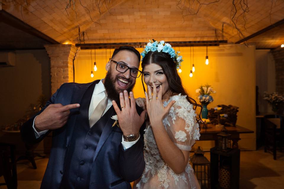 O casamento de Raphaela e George