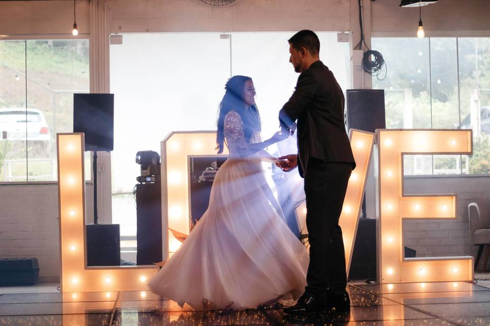 O casamento de Aline e Victor