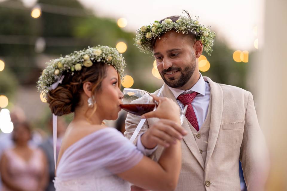 O casamento de Paula e Samir