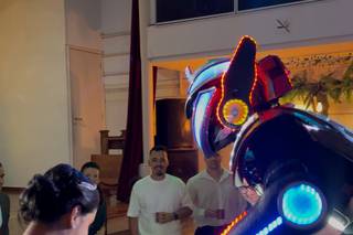 Mf Eventos - Robô de led - 9