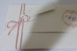 Convites em Papel Semente Artesanal - 11
