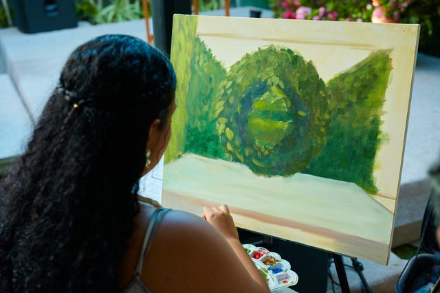 Clarissa Andrade - Pintura ao Vivo - 1
