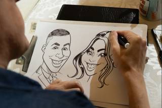 Desenheria Caricaturas ao Vivo - 6