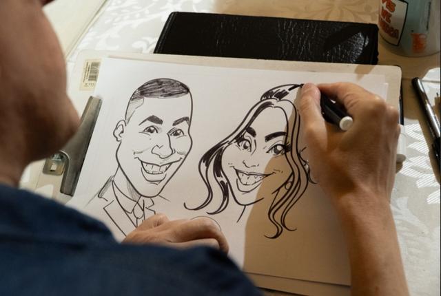 Desenheria Caricaturas ao Vivo - 3