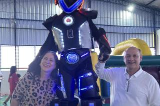 Mf Eventos - Robô de led - 17