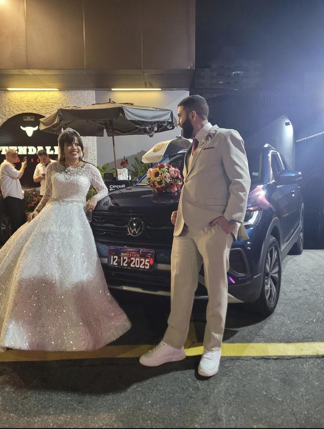 Blue Bride Car - 2