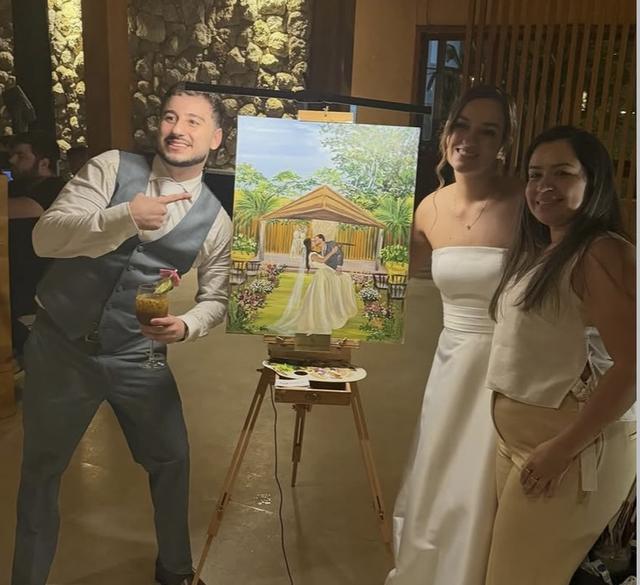Bárbara S Gomes - Pintura ao vivo - 3