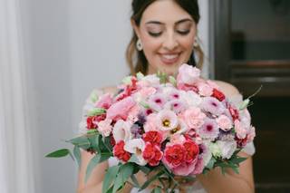 Menina Flor Buquês - 11