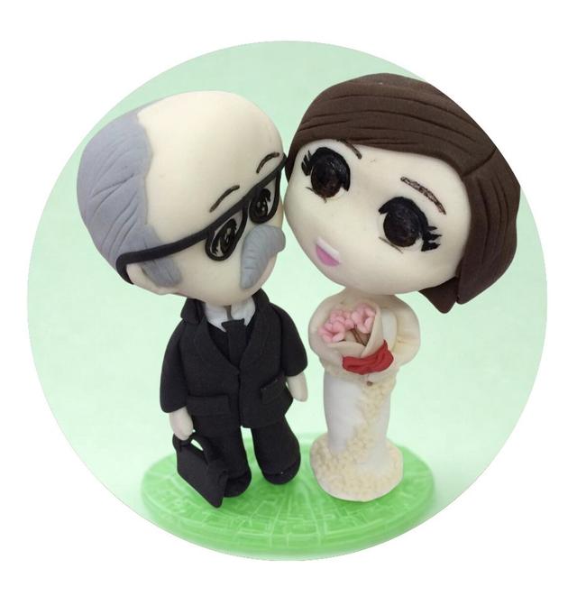 Bolo Fake & Casal de Noivinhos - 1