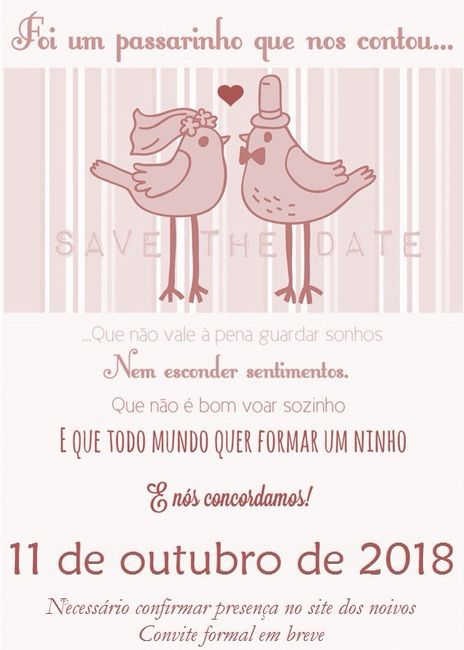 Convite Save The Date 10