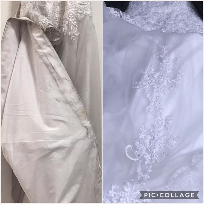 Onde lavar o vestido de noiva? 8