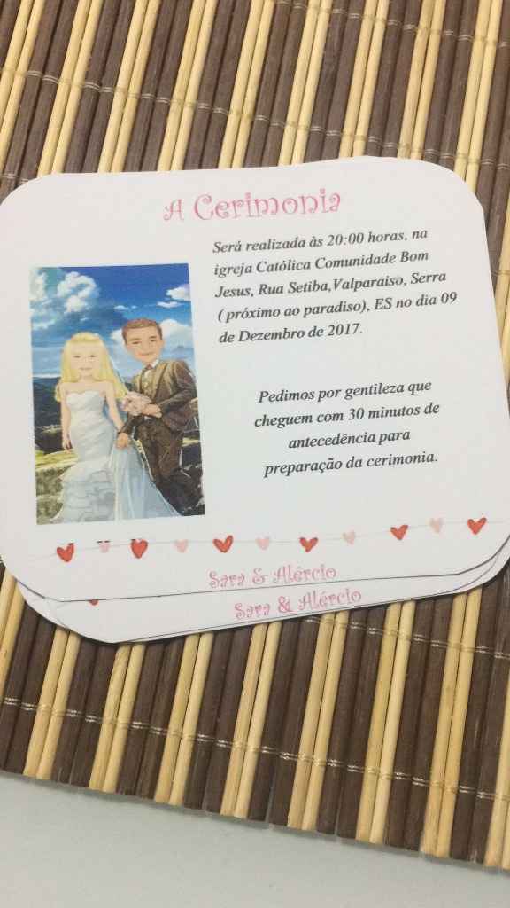 Manual Convite dos padrinhos de dentro da caixinha