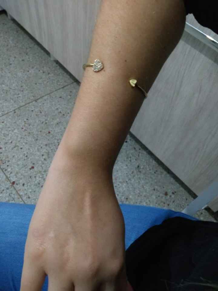 No braço