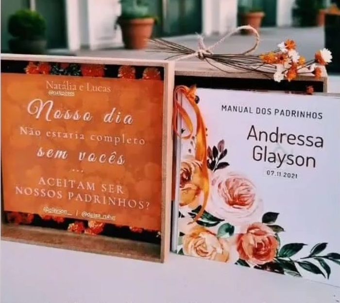 Convite dos padrinhos e madrinhas 2