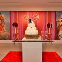 Minhas inspirações casamento vermelho e rosa chá - 2