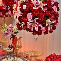 Minhas inspirações casamento vermelho e rosa chá - 3